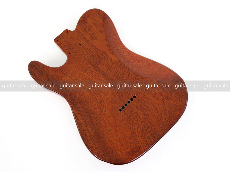 One-of-a-Kind Burl Wood Veneer Epoxy Resin TL Style Electric Guitar Body (BE-018)