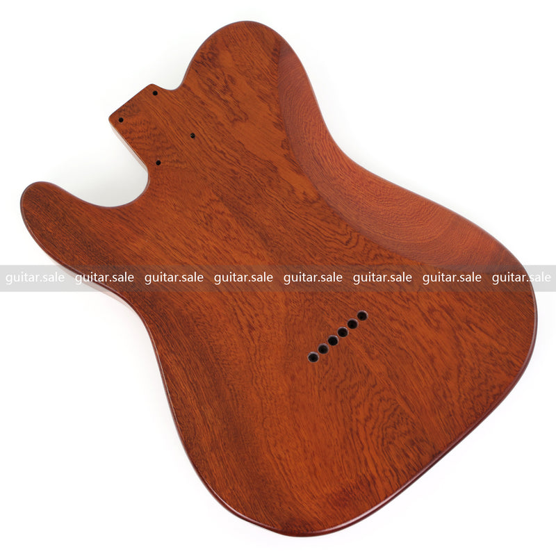 One-of-a-Kind Burl Wood Veneer Epoxy Resin TL Style Electric Guitar Body (BE-018)