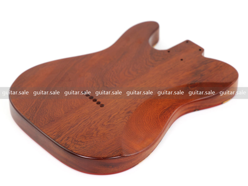 One-of-a-Kind Burl Wood Veneer Epoxy Resin TL Style Electric Guitar Body (BE-019)