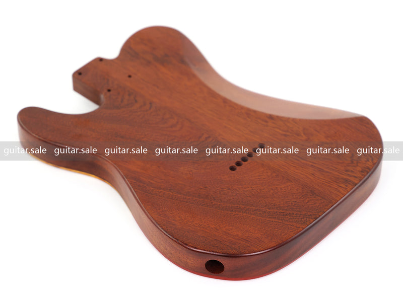 One-of-a-Kind Burl Wood Veneer Epoxy Resin TL Style Electric Guitar Body (BE-019)