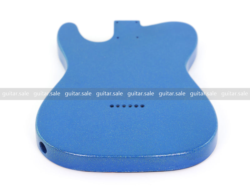 One-of-a-Kind Burl Wood Veneer Epoxy Resin TL Style Electric Guitar Body (BE-007)