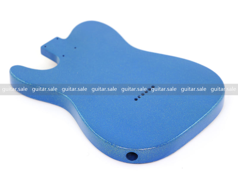 One-of-a-Kind Burl Wood Veneer Epoxy Resin TL Style Electric Guitar Body (BE-007)