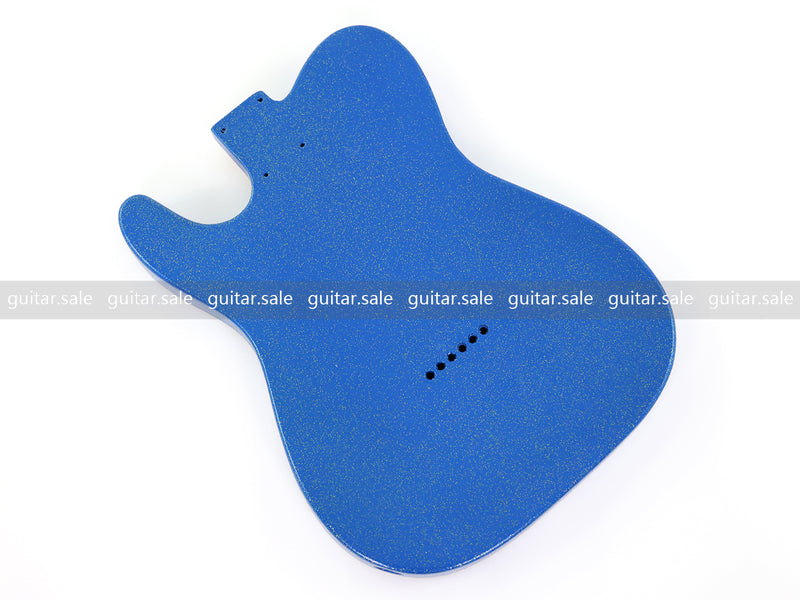 One-of-a-Kind Burl Wood Veneer Epoxy Resin TL Style Electric Guitar Body (BE-008)