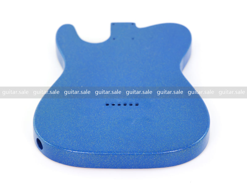 One-of-a-Kind Burl Wood Veneer Epoxy Resin TL Style Electric Guitar Body (BE-008)
