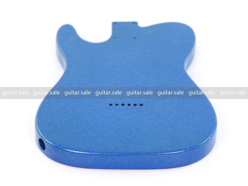 One-of-a-Kind Burl Wood Veneer Epoxy Resin TL Style Electric Guitar Body (BE-009)