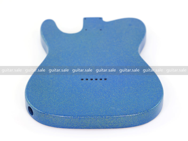 One-of-a-Kind Burl Wood Veneer Epoxy Resin TL Style Electric Guitar Body (BE-010)