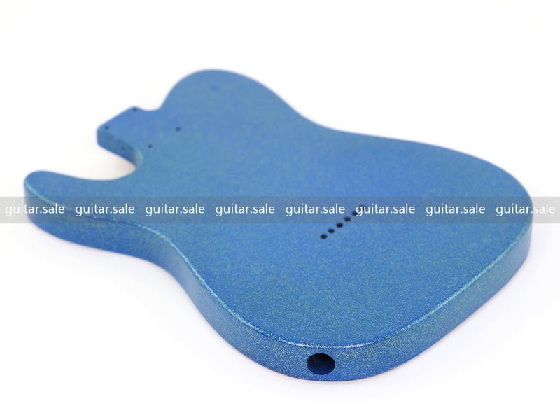 One-of-a-Kind Burl Wood Veneer Epoxy Resin TL Style Electric Guitar Body (BE-010)