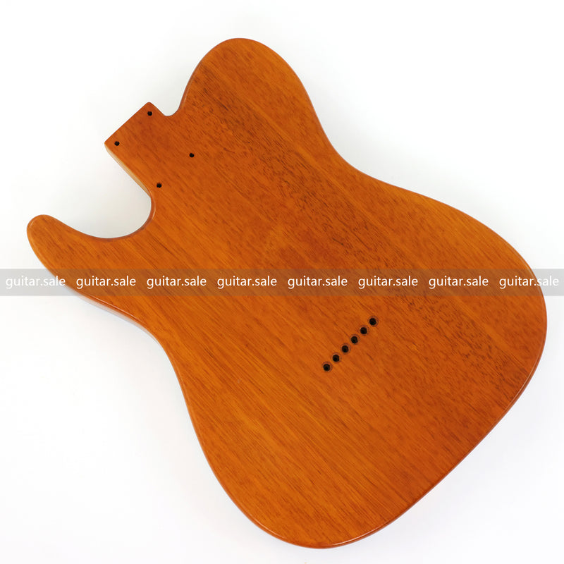 One-of-a-Kind Burl Wood Veneer Epoxy Resin Tele Style Electric Guitar Body (BE-018)