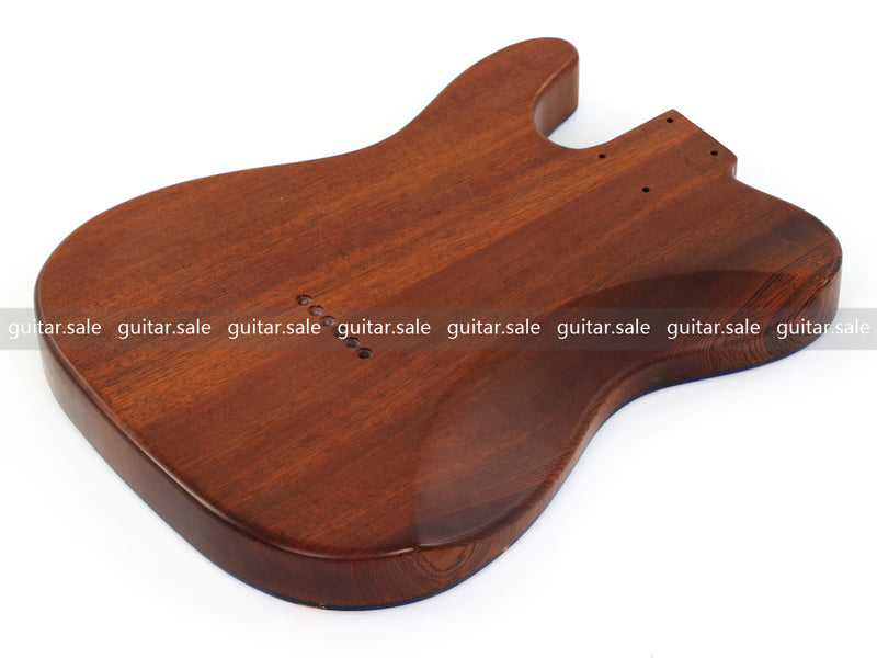One-of-a-Kind Burl Wood Veneer Epoxy Resin Tele Style Electric Guitar Body (BE-019)
