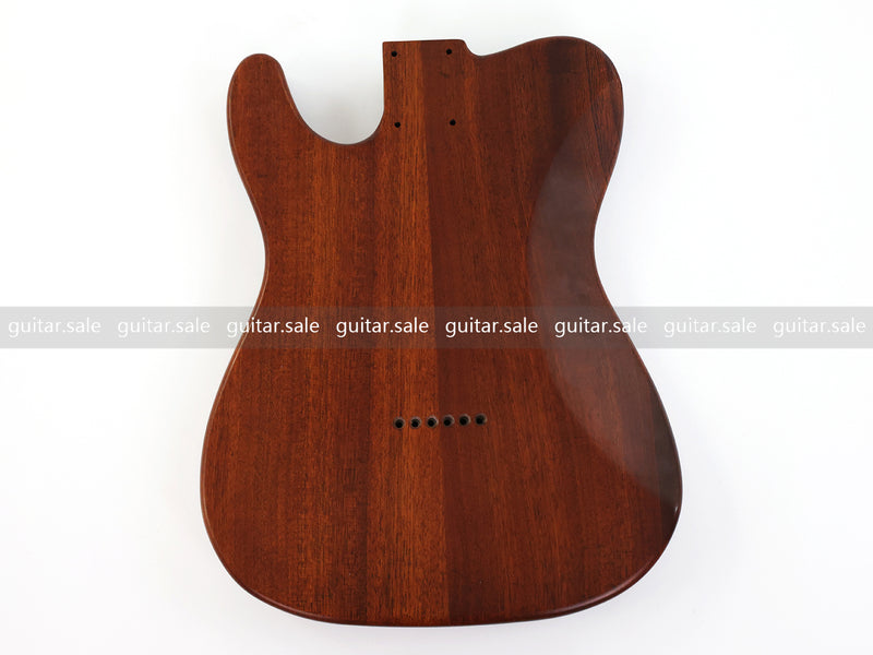 One-of-a-Kind Burl Wood Veneer Epoxy Resin Tele Style Electric Guitar Body (BE-019)
