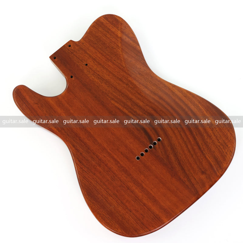 One-of-a-Kind Burl Wood Veneer Epoxy Resin Tele Style Electric Guitar Body (BE-020)