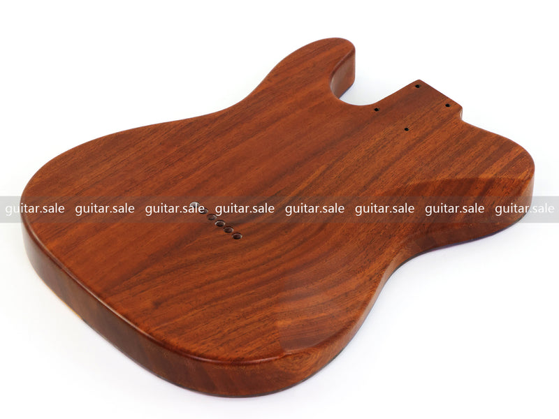 One-of-a-Kind Burl Wood Veneer Epoxy Resin Tele Style Electric Guitar Body (BE-020)