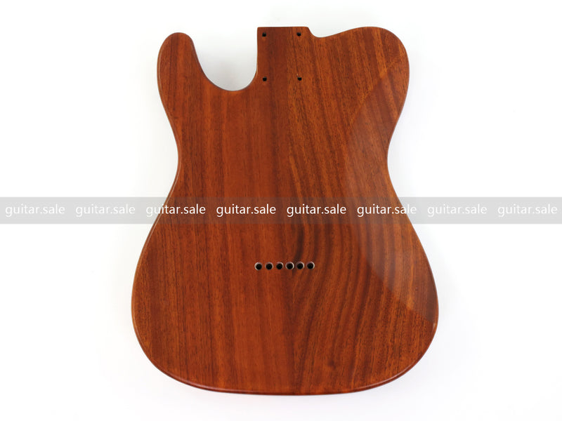 One-of-a-Kind Burl Wood Veneer Epoxy Resin Tele Style Electric Guitar Body (BE-020)