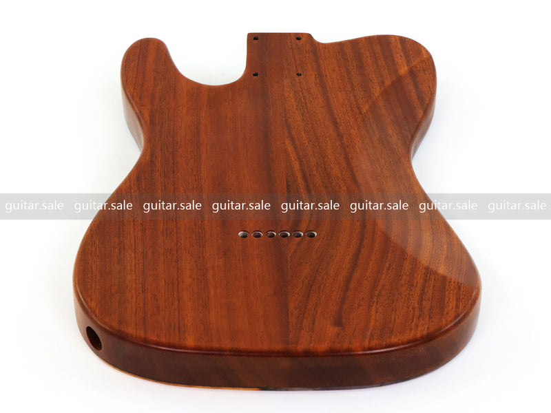 One-of-a-Kind Burl Wood Veneer Epoxy Resin Tele Style Electric Guitar Body (BE-020)