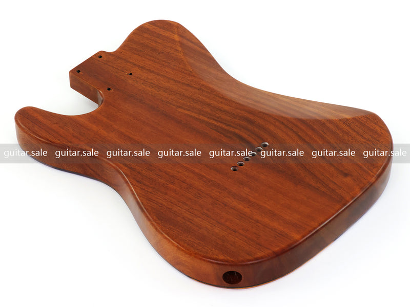One-of-a-Kind Burl Wood Veneer Epoxy Resin Tele Style Electric Guitar Body (BE-020)