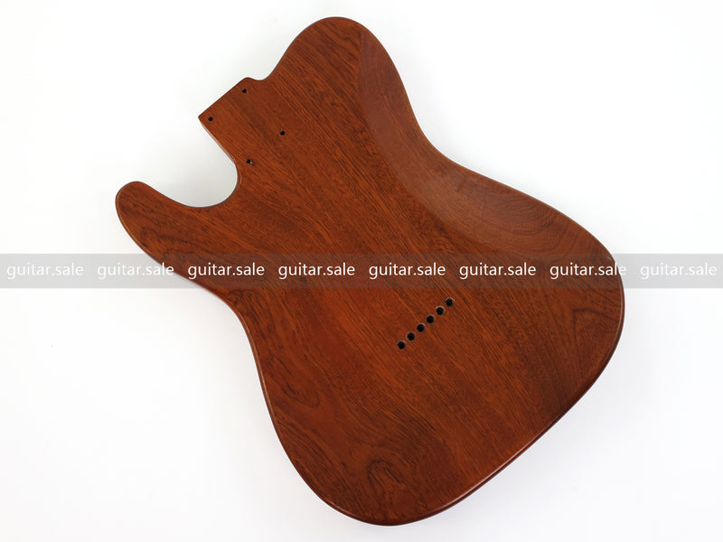 One-of-a-Kind Burl Wood Veneer Epoxy Resin Tele Style Electric Guitar Body (BE-021)