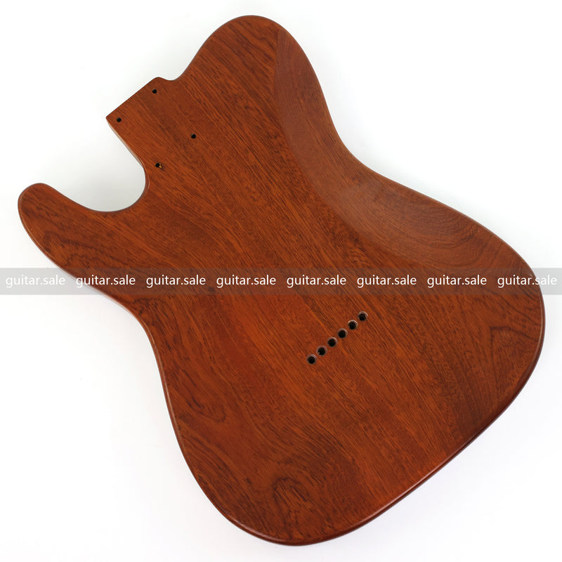 One-of-a-Kind Burl Wood Veneer Epoxy Resin Tele Style Electric Guitar Body (BE-021)