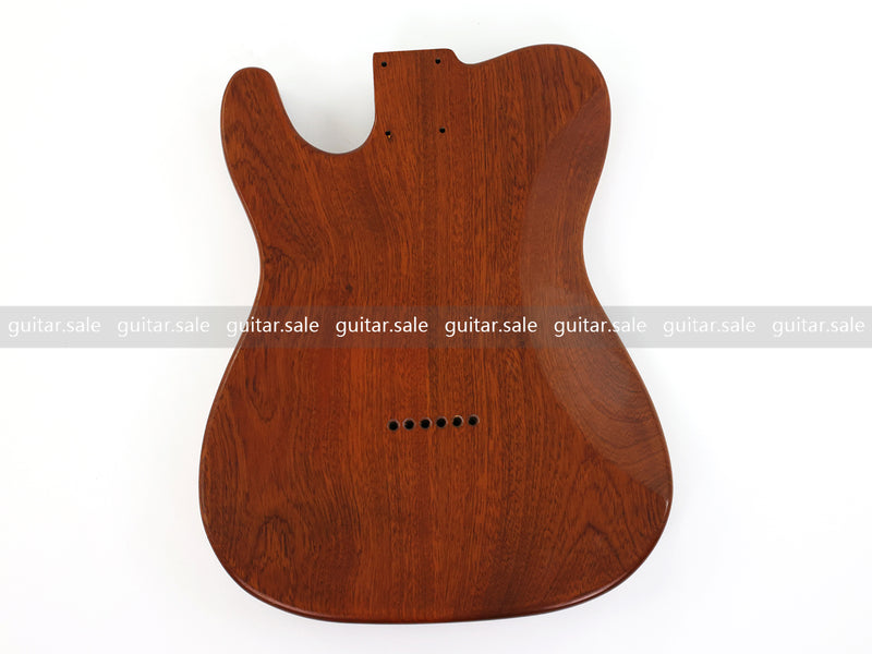 One-of-a-Kind Burl Wood Veneer Epoxy Resin Tele Style Electric Guitar Body (BE-021)