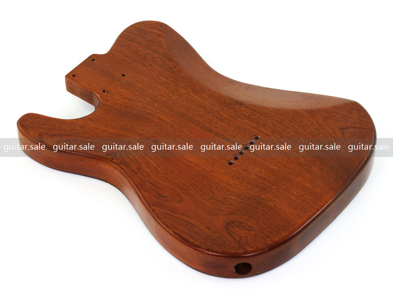 One-of-a-Kind Burl Wood Veneer Epoxy Resin Tele Style Electric Guitar Body (BE-021)