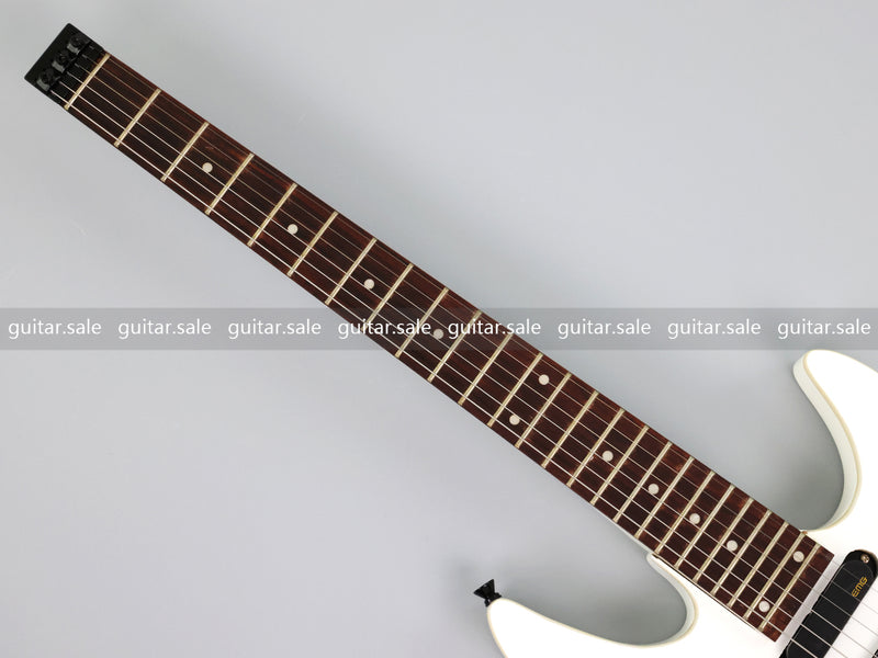 PANGO MUSIC Headless Electric Guitar with Gloss White Finish (GKS-035)