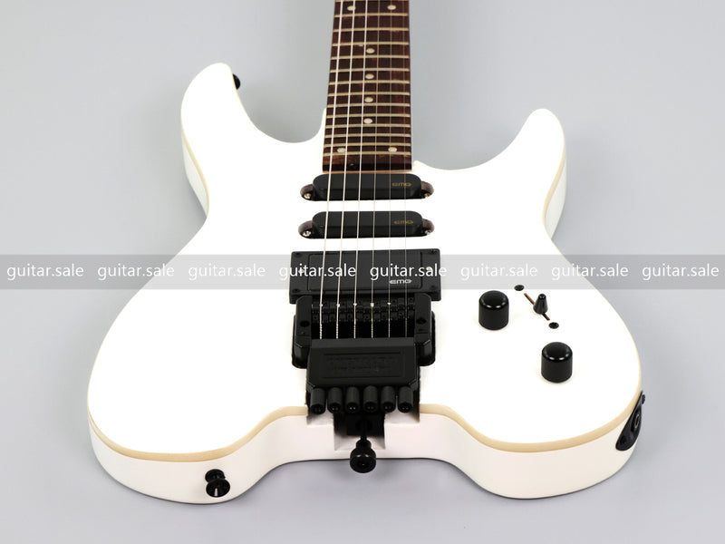 PANGO MUSIC Headless Electric Guitar with Gloss White Finish (GKS-035)