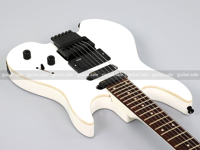 PANGO MUSIC Headless Electric Guitar with Gloss White Finish (GKS-035)