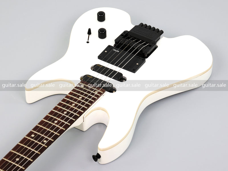 PANGO MUSIC Headless Electric Guitar with Gloss White Finish (GKS-035)