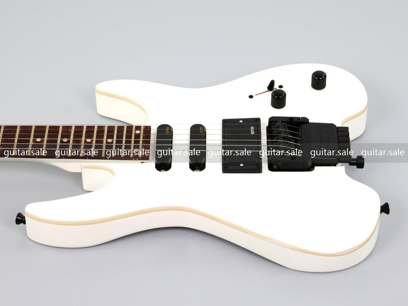 PANGO MUSIC Headless Electric Guitar with Gloss White Finish (GKS-035)