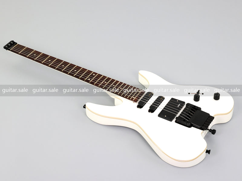 PANGO MUSIC Headless Electric Guitar with Gloss White Finish (GKS-035)