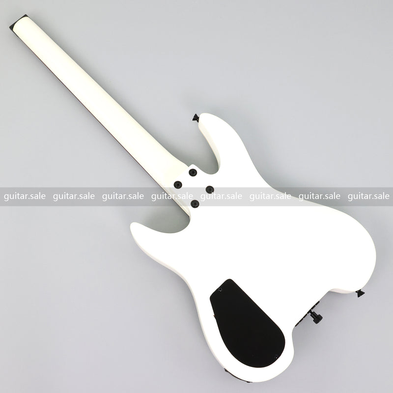 PANGO MUSIC Headless Electric Guitar with Gloss White Finish (GKS-035)