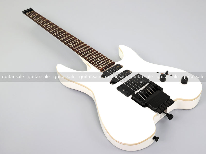 PANGO MUSIC Headless Electric Guitar with Gloss White Finish (GKS-035)