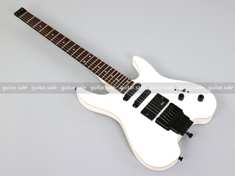 PANGO MUSIC Headless Electric Guitar with Gloss White Finish (GKS-035)