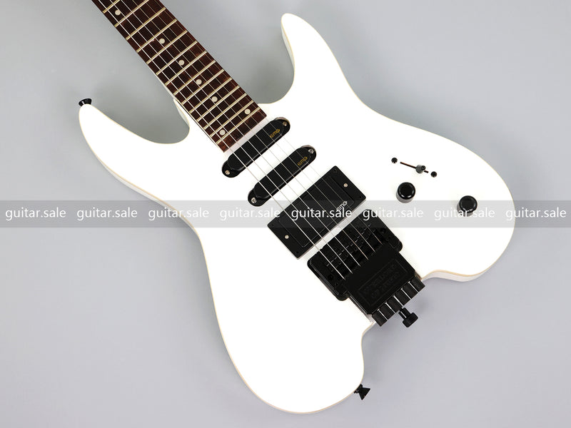 PANGO MUSIC Headless Electric Guitar with Gloss White Finish (GKS-035)