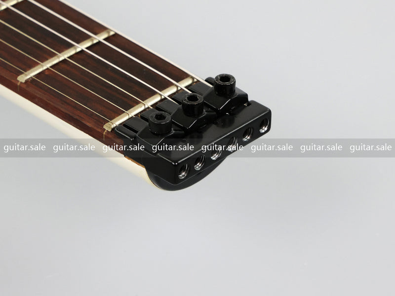 PANGO MUSIC Headless Electric Guitar with Gloss White Finish (GKS-035)