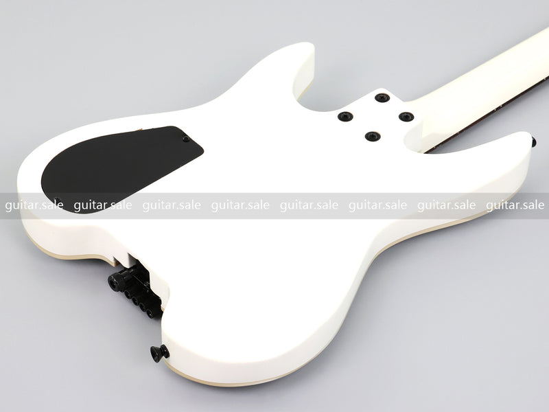 PANGO MUSIC Headless Electric Guitar with Gloss White Finish (GKS-035)