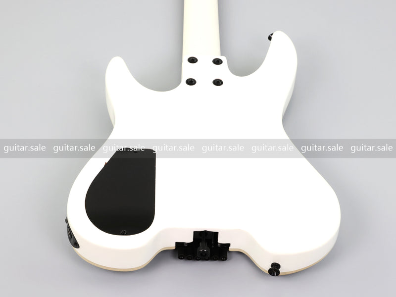 PANGO MUSIC Headless Electric Guitar with Gloss White Finish (GKS-035)