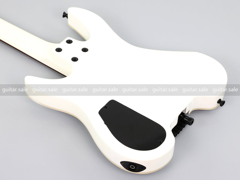 PANGO MUSIC Headless Electric Guitar with Gloss White Finish (GKS-035)