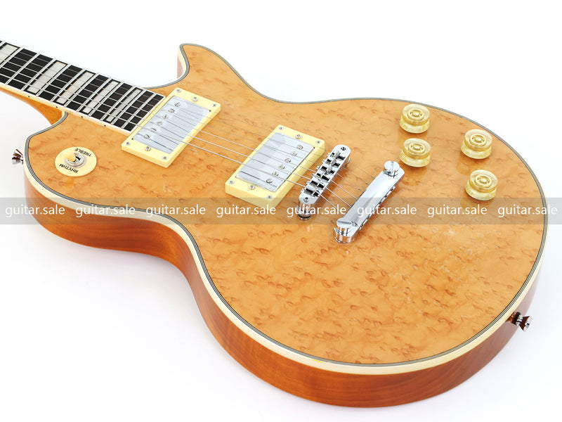 PANGO MUSIC XG Series XLP Custom Electric Guitar with Birdseye Maple Top (XLP-130)