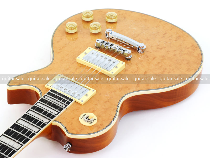 PANGO MUSIC XG Series XLP Custom Electric Guitar with Birdseye Maple Top (XLP-130)