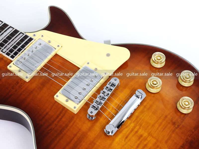 PANGO MUSIC XG Series XLP Custom Electric Guitar with Flamed Maple Top (XLP-118)