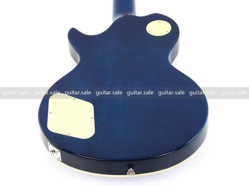 PANGO MUSIC XG Series XLP Custom Electric Guitar with Gloss Blue Finish (XLP-128)