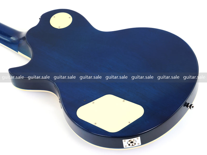PANGO MUSIC XG Series XLP Custom Electric Guitar with Gloss Blue Finish (XLP-128)