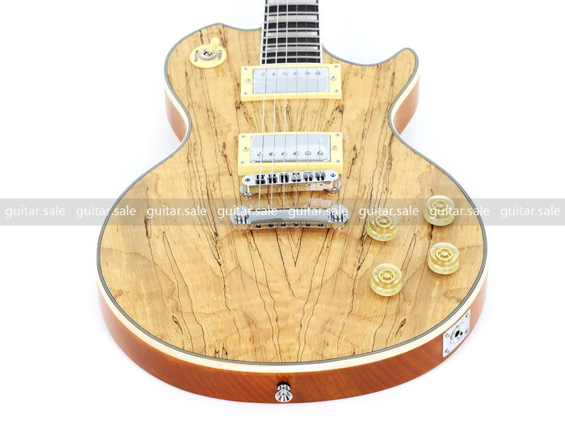 PANGO MUSIC XG Series XLP Custom Electric Guitar with Spalted Maple Top (XLP-105)