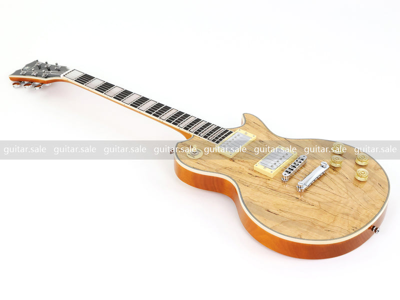 PANGO MUSIC XG Series XLP Custom Electric Guitar with Spalted Maple Top (XLP-105)