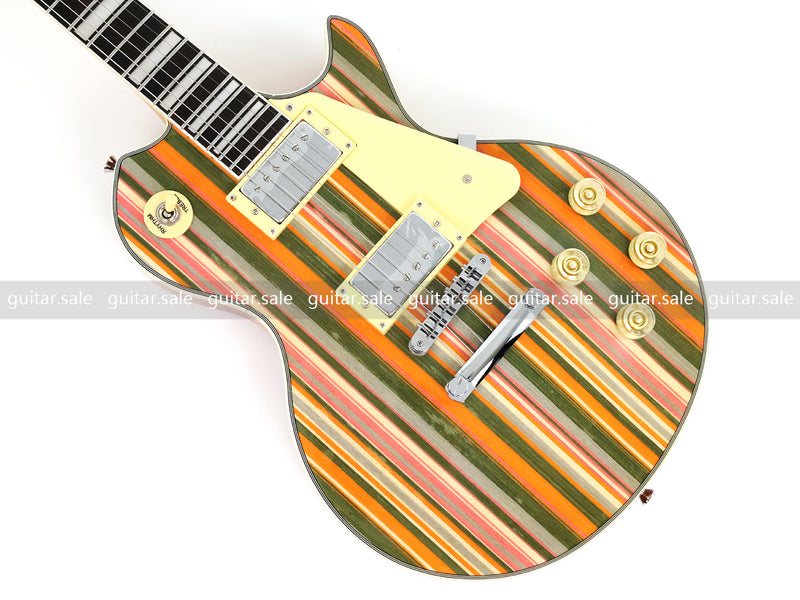PANGO MUSIC XG Series XLP Custom Electric Guitar with SpectraPly Wood Veneer Top (XLP-116)