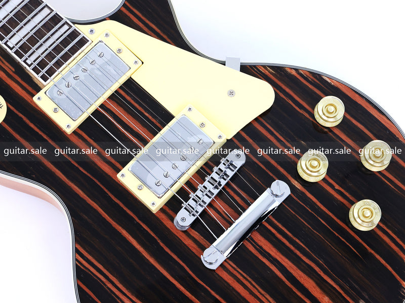 PANGO MUSIC XG Series XLP Custom Electric Guitar with Zebrawood Top (XLP-104)