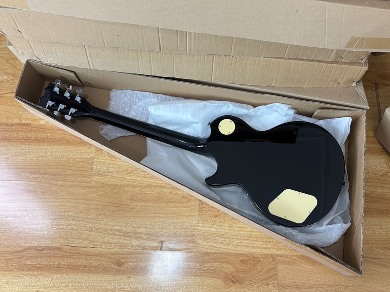 PANGO MUSIC XG Series XLP Custom All Black Electric Guitar (XLP-111)