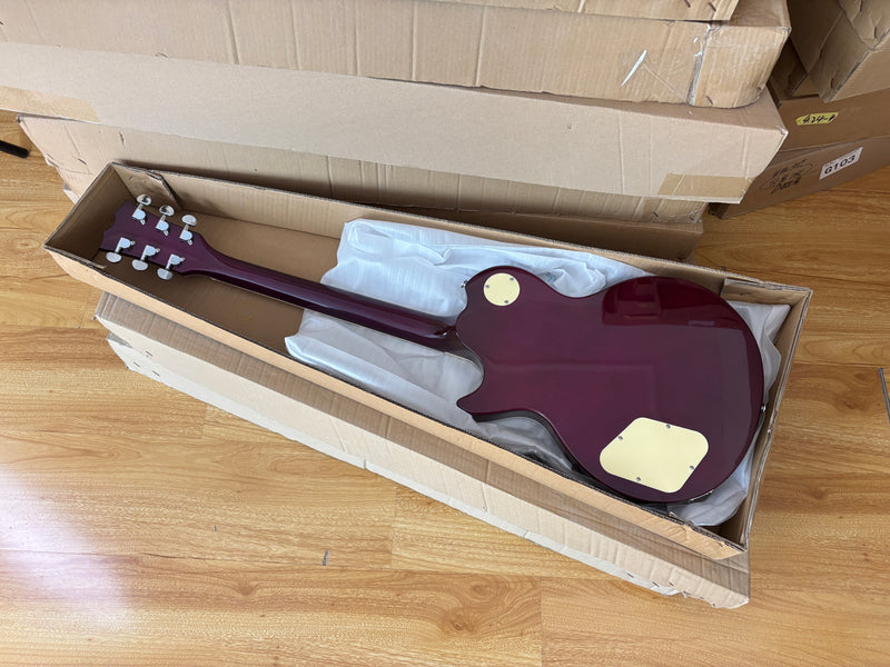 PANGO MUSIC XG Series XLP Custom Burgundy Electric Guitar (XLP-121)