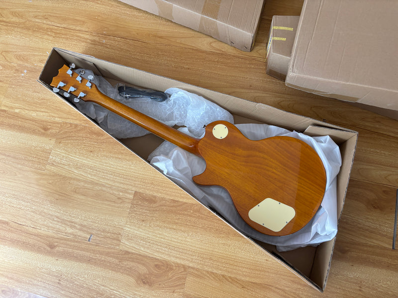 PANGO MUSIC XG Series XLP Custom Electric Guitar with Birdseye Maple Top (XLP-130)
