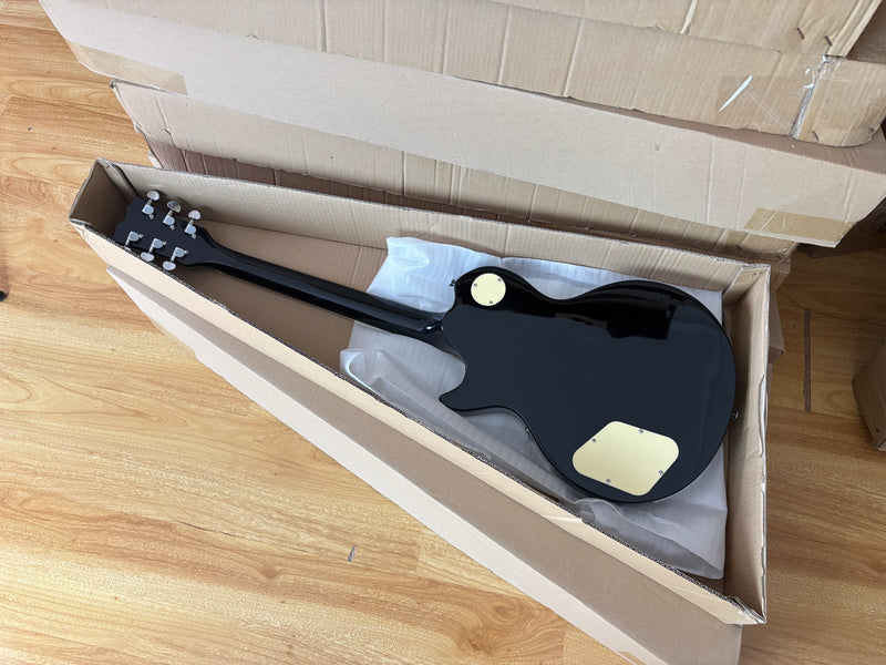 PANGO MUSIC XG Series XLP Custom Electric Guitar with Flamed Maple Top (XLP-110)